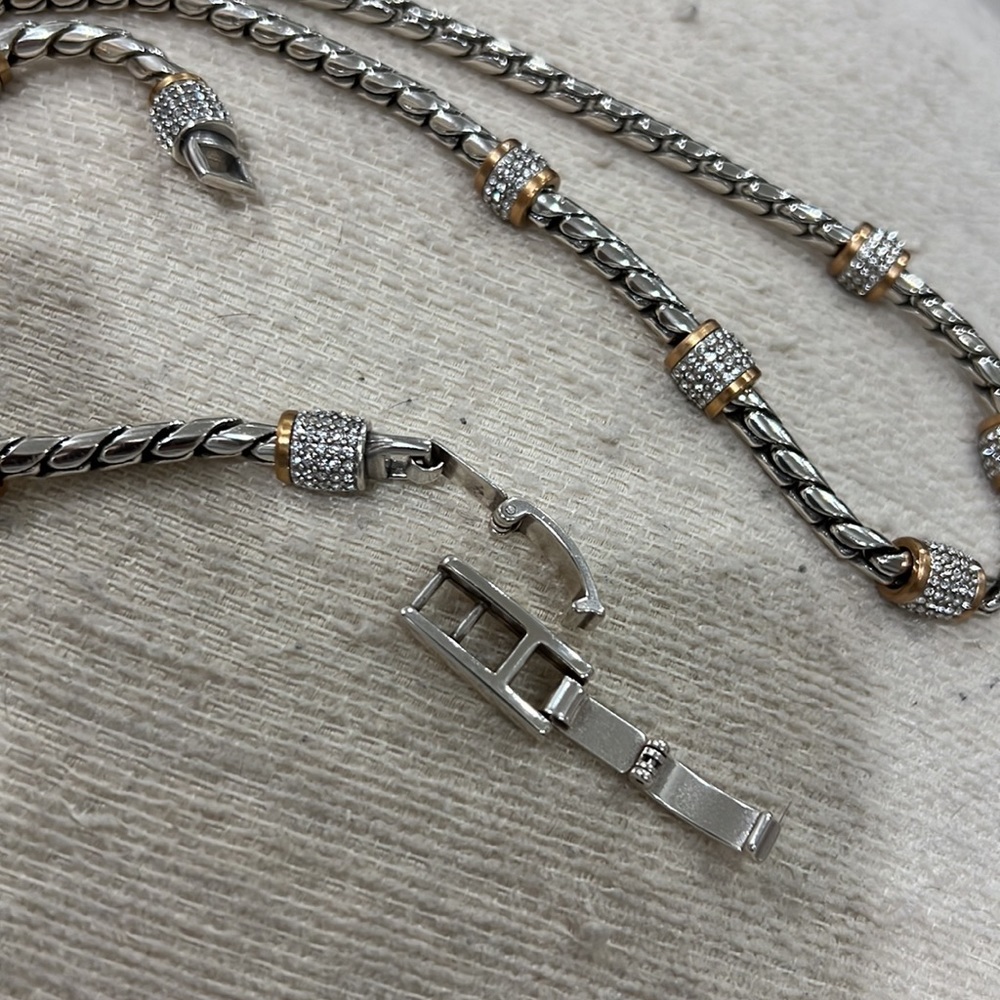 BRIGHTON Meridian Set-silver/gold tone
16” necklace with 7 1/2“ bracelet - Picture 5 of 6